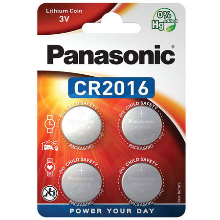 Baterii Panasonic Lithium Coin CR-2016L 4 bucati