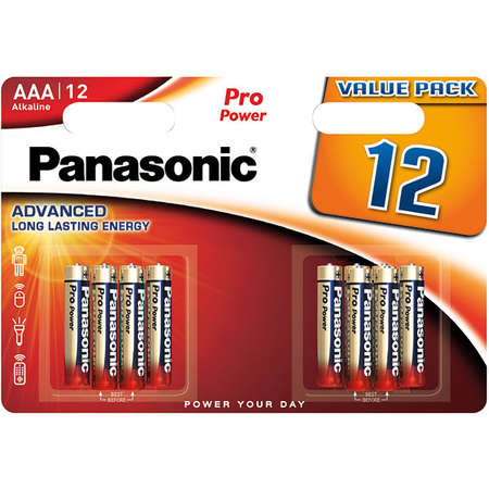 Baterii Panasonic Pro Power Alkaline LR03/AAA 12 bucati
