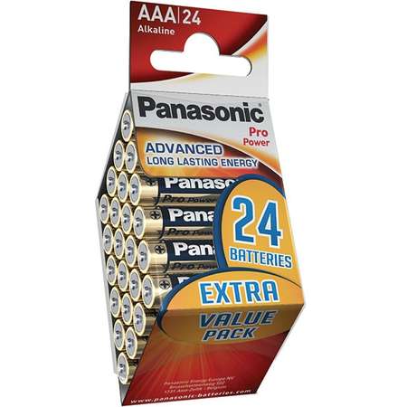 Baterii Panasonic Pro Power Alkaline LR03/AAA 24 bucati