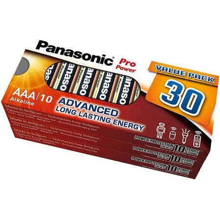 Baterii Panasonic Pro Power Alkaline LR03/AAA 30 bucati