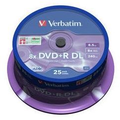 DVD+R 43757 8X 8.5GB 25buc Spindle