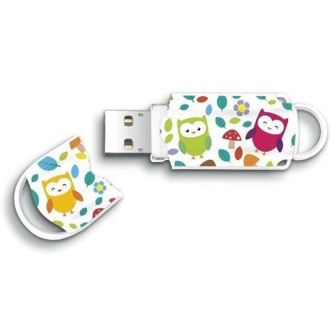 Stick memorie INFD16GBXPROWLS Xpression Owls 16GB USB 2.0 Multicolor