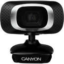 Camera Web Canyon CNE-CWC3N 720P USB 2.0 1MP Negru