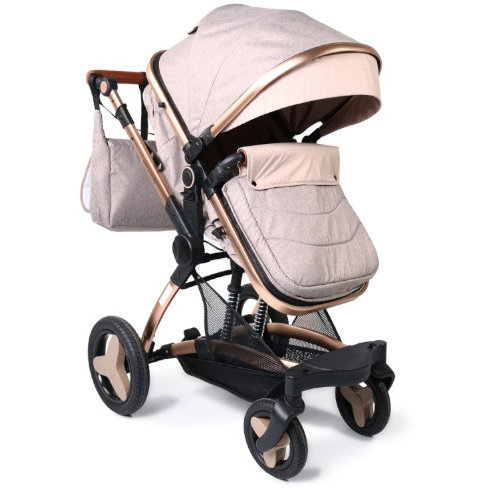 Carucior copii 2 in 1 cu Landou Transformabil Veyron Bej