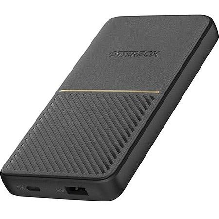 Baterie externa portabila Dual Port 10000 mAh Fast Charge Negru