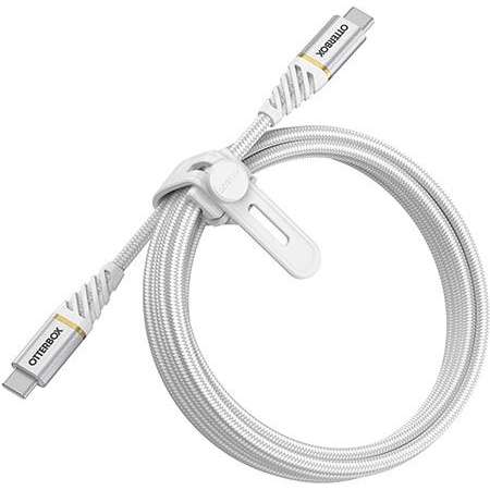 Cablu de date OtterBox Premium 2xUSB Type-C 2m Alb