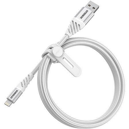 Cablu de date Premium USB/Lightning 1m Alb