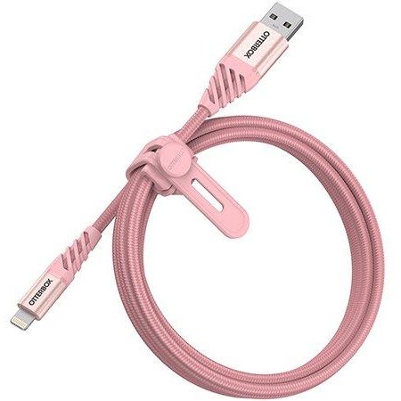 Cablu pentru incarcare si transfer de date Premium USB/Lightning 1m Rose Gold