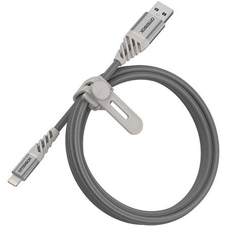 Cablu pentru incarcare si transfer de date Premium USB/Lightning 1m Silver