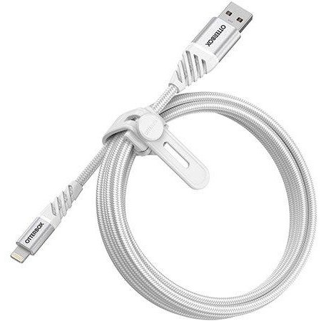 Cablu de date Premium USB/Lightning 2m Alb