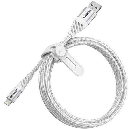 Cablu de date OtterBox Premium USB/Lightning 2m Alb