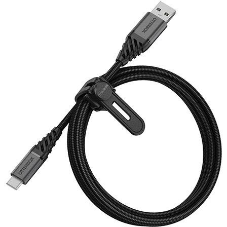 Cablu de date Premium USB/USB Type-C 1m Negru