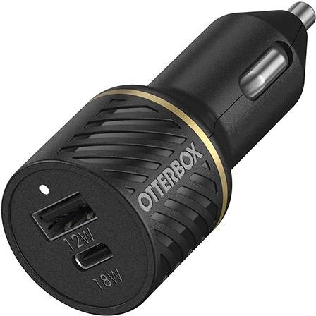 Incarcator Premium Fast Charge Dual Port USB/USB-C 30W Negru