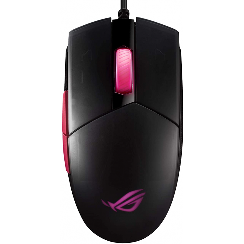 Mouse Gaming ROG Strix Impact II Electro Punk 6200 DPI 8 Butoane Negru/Roz