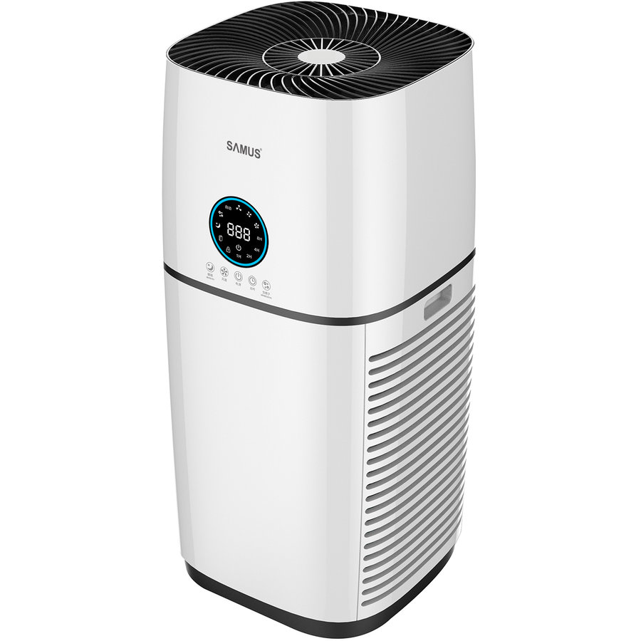 Purificator de aer Samus Expert 66 funcție WiFi Putere 65W Blocare Acces Copii Touch Control Temporizator Alb — imaginea 2