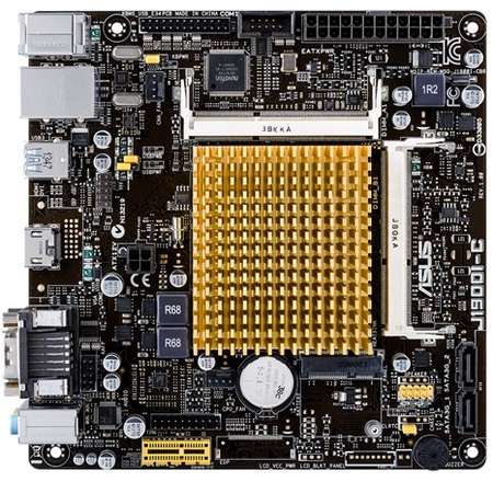 Placa de baza compacta ASUS J1900I-C de tip SoC bazata pe platforma Intel Celeron J1900 Dotata cu Interfete HDMI si USB 3.0