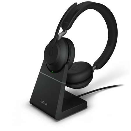 Casti Jabra Evolve2 65 Link380c UC Stereo Stand Black