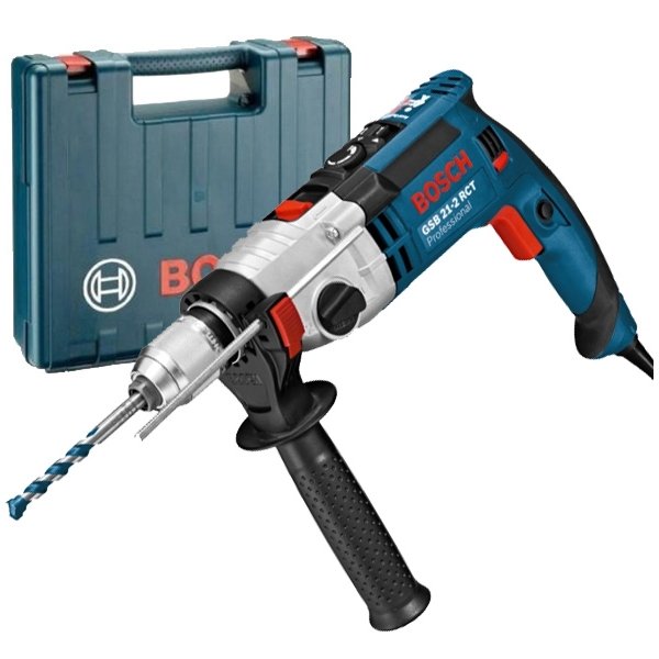 Masina de gaurit cu percutie GSB 21-2 RCT 3000 RPM 1300W Albastru
