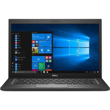 Laptop Dell Refurbished Latitude E7250 12.5 inch FHD Intel Core i5-5300U 8GB DDR3 128GB SSD Webcam Windows 10 Pro Black