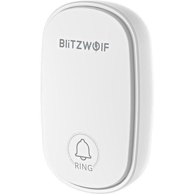 Sonerie usa cu energie cinetica BW-DB1 WiFi RF 433MHz Alb