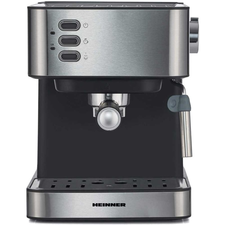 Espressor Manual HEM-B2016BKS 1.6 Litri 20 bar 850W Argintiu