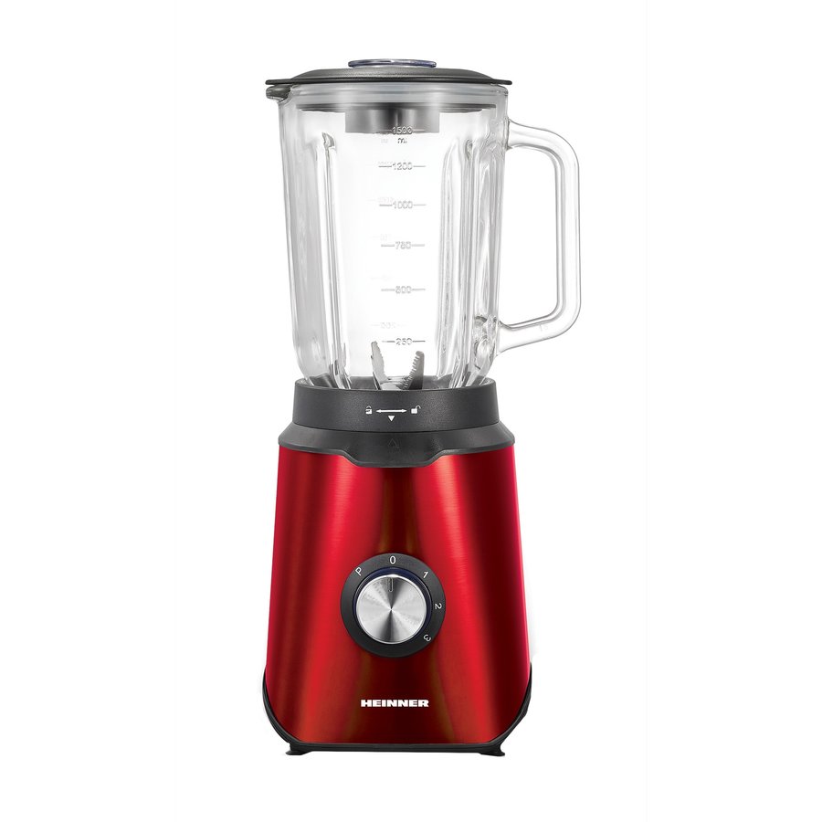 Blender de masa HBL-1000RED 1.5 Litri 3 viteze + Pulse 1000W Rosu spray