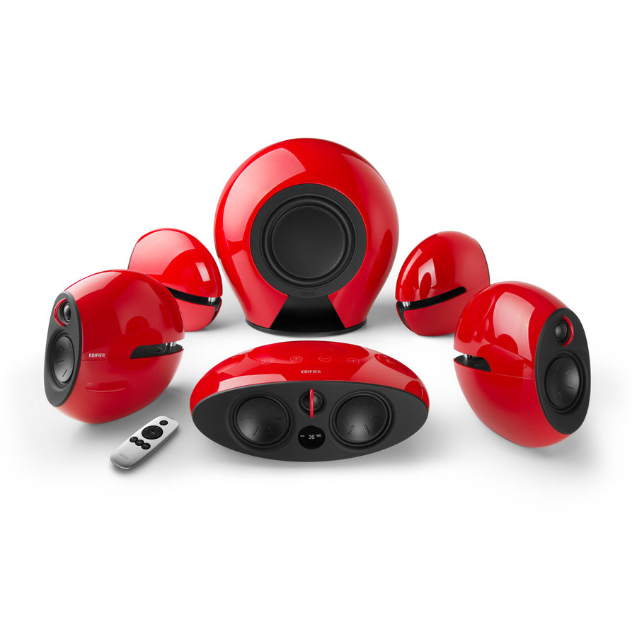 Boxe 5.1 E255-RD 400W Wi-Fi  Red