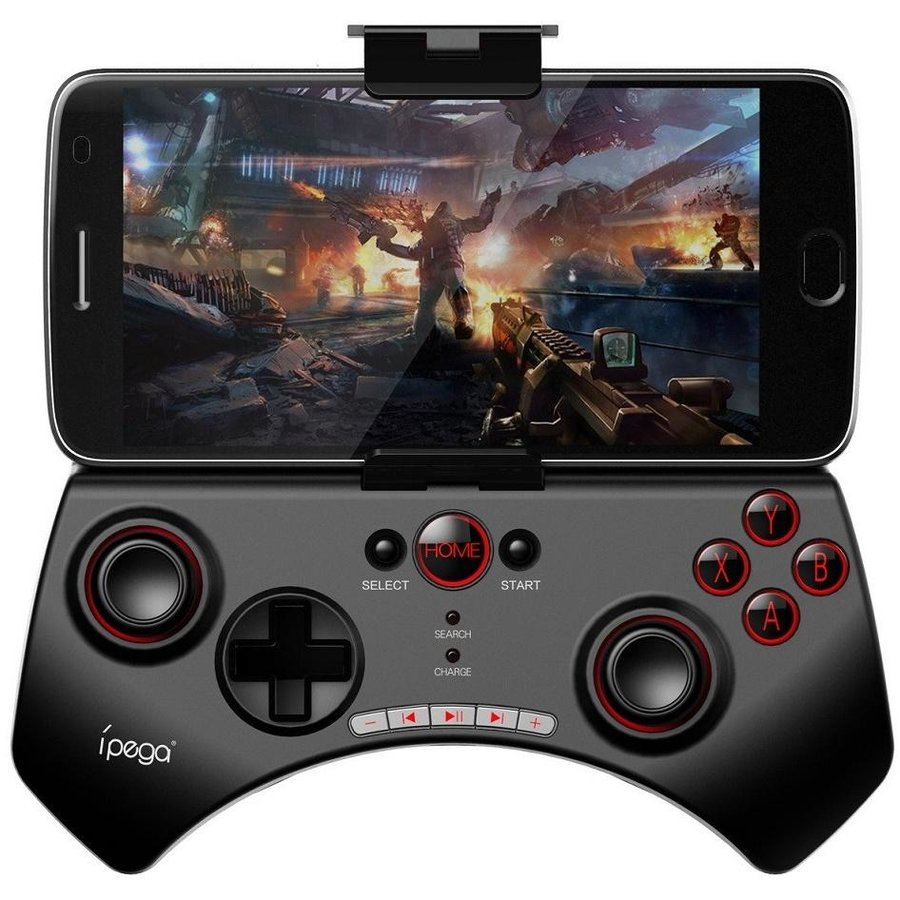 GamePad Controller PG-9025 pentru Android iOS si PC Bluetooth WiFi Negru