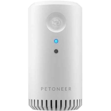 Purificator de aer smart PETONEER Odor Eliminator pentru animale Detectare IR Baterie 2200 mAh Micro USB Alb