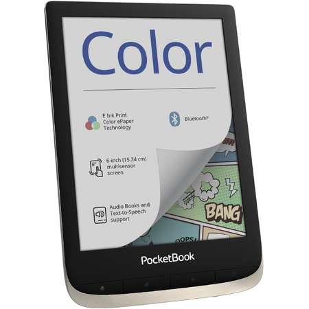 eBook reader PocketBook Color 6 inch 16GB 1GB RAM Wi-Fi Silver
