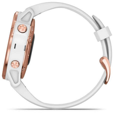 Smartwatch Garmin Fenix 6S PRO Rose Gold White Band
