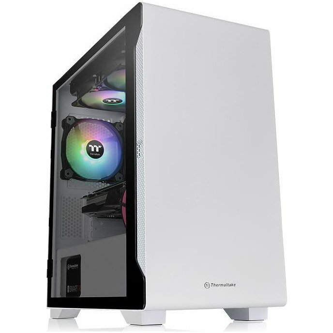 Carcasa S100 Tempered Glass Snow Edition White