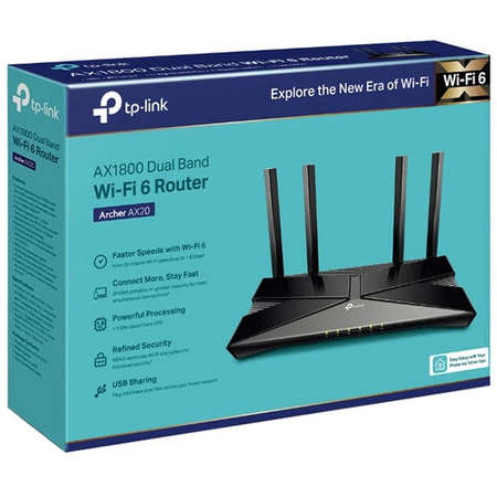 Router wireless TP-Link Gigabit Archer AX20 Dual-band