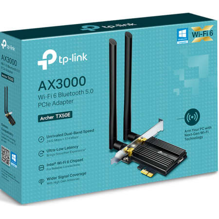 Placa de retea wireless TP-Link TX50E Dual-Band Bluetooth