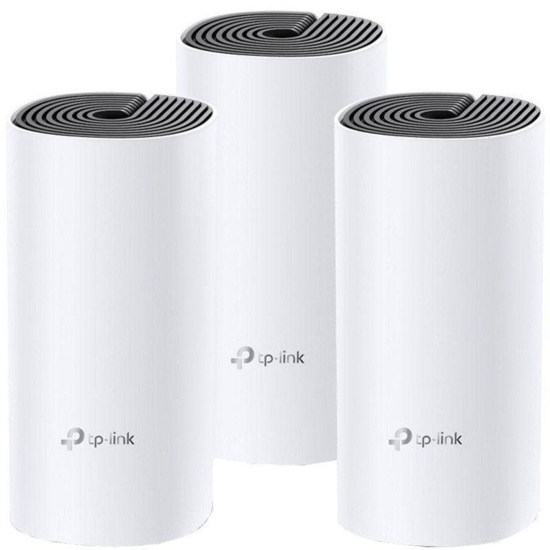 Router wireless Deco E4 Dual-Band 3 Pack Mesh Wi-Fi System