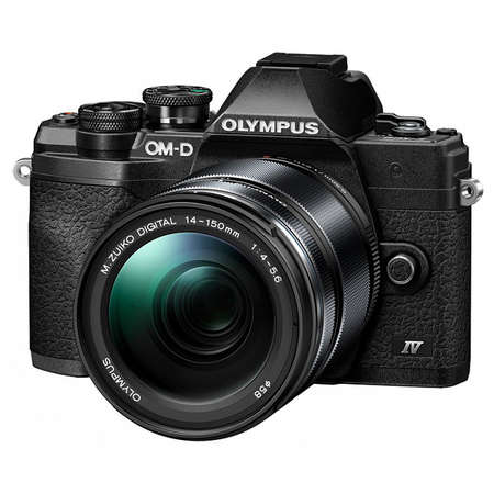 Aparat foto Mirrorless Olympus E-M10 Mark IV 14150 Black + Obiectiv M.Zuiko Digital 14-150mm Black