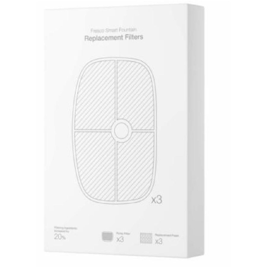 Set 2 filtre pentru dispenserul de apa smart PETONEER Fresco Mini Alb - imagine 2