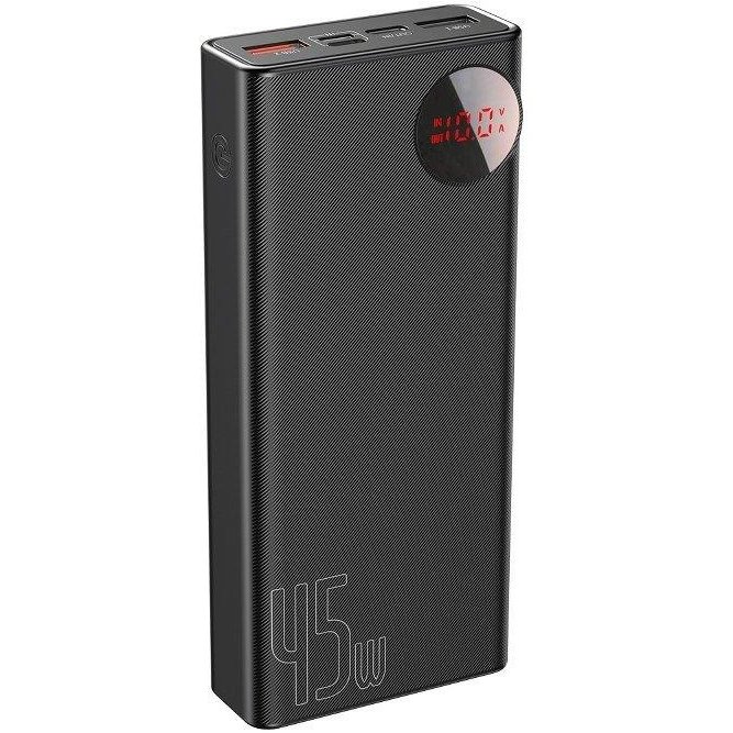 Baterie externa portabila Mulight 20000 mAh Putere 45W Power Delivery / Quick Charge 3.0 Black