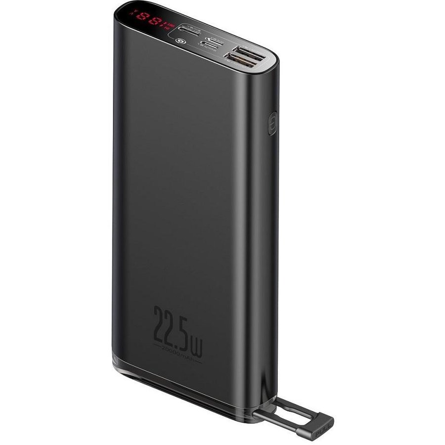 Baterie externa portabila Starlight 20000 mAh Putere 22.5W Power Delivery / Quick Charge 3.0 Black