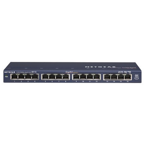 Switch GS116GE ProSafe 16-Port Gigabit