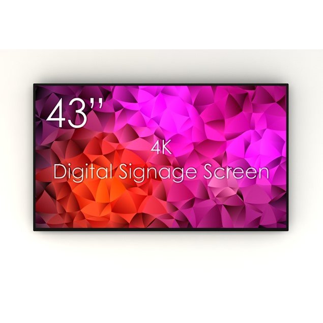 Display LED profesional digital SDS43K8-01 43 inch 6ms Black