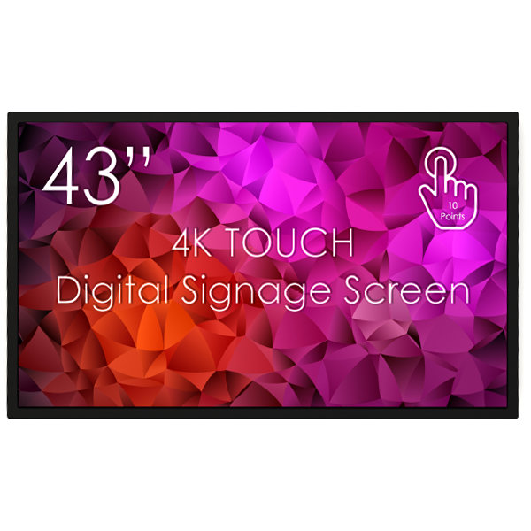 Display LED profesional digital SDST43K8-01 43 inch 6ms Black