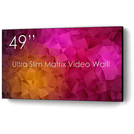Display Ultra Matrix VideoWall 4K Swedx UMX-49K8-01 49 inch 8ms Black