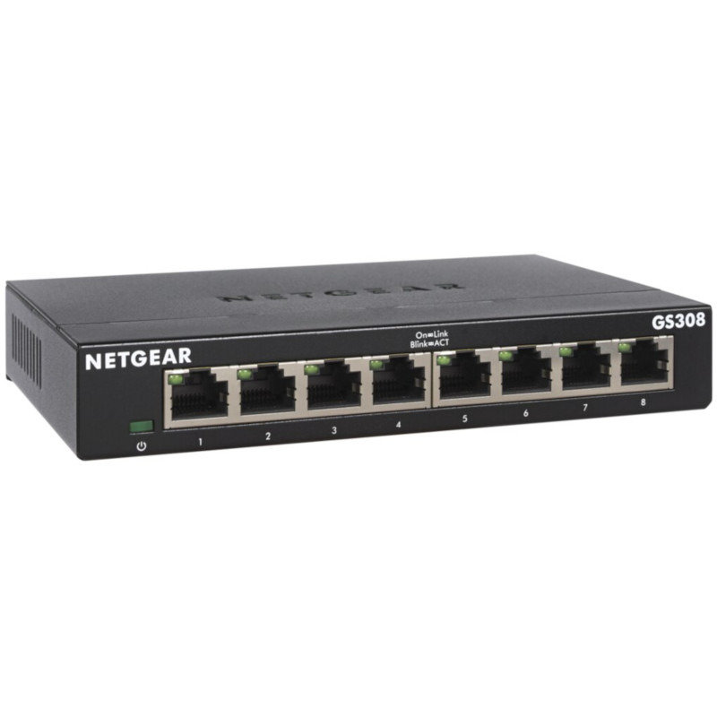 Switch GS308-300PES 8-Port Gigabit Desktop Metal 300-SERIES