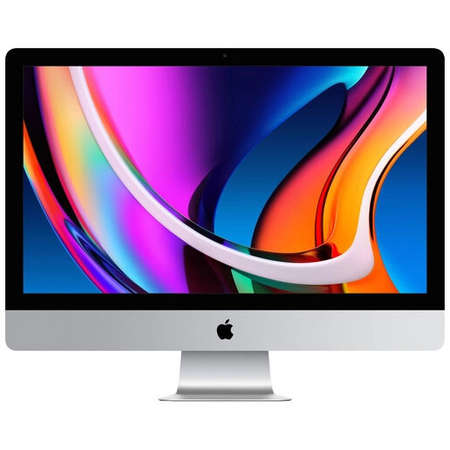 Sistem All in One Apple iMac 2020 27 inch 5K Intel Core i5 3.1GHz Hexa Core 8GB DDR4 256GB SSD AMD Redeon Pro 5300 4GB macOS Catalina INT Keyboad Silver