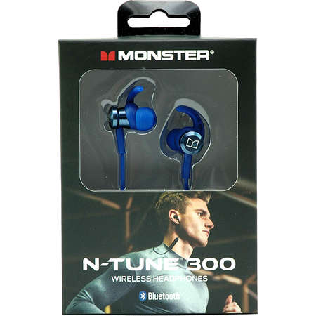 Casti Wireless Monster NTune 300 In-Ear Albastru