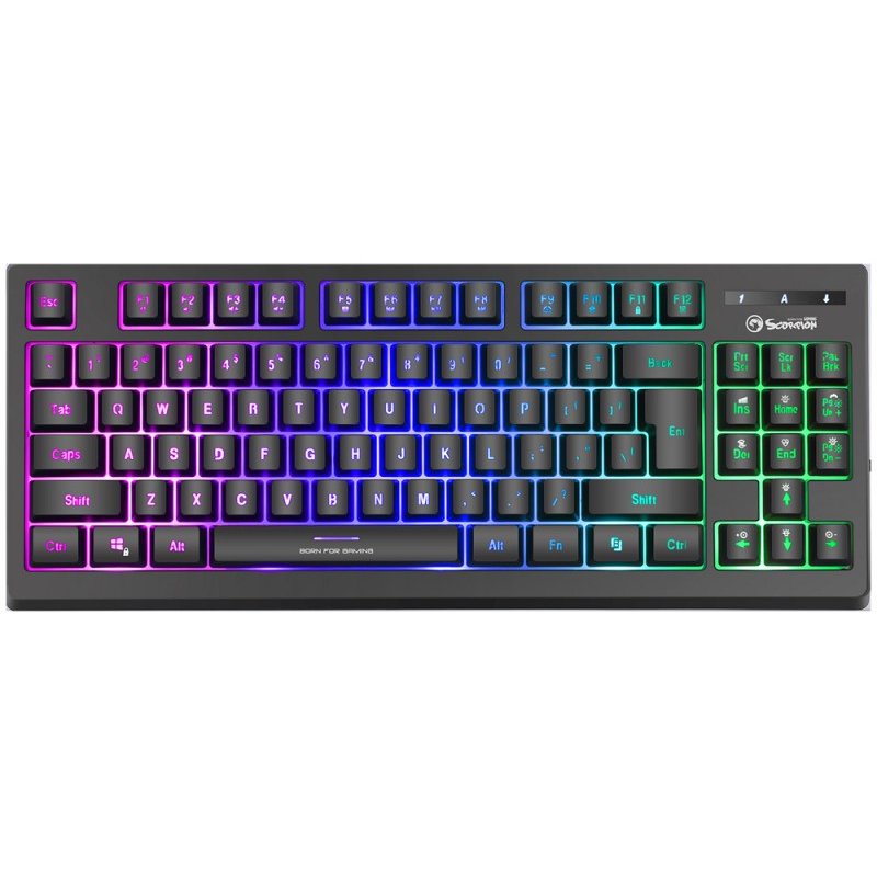 Tastatura Gaming K659 Suport Anti-Ghosting Iluminare Rainbow