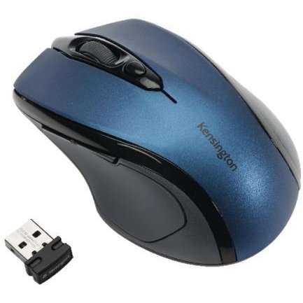 Mouse Optic Wireless Pro Fit Mid Size Black Blue