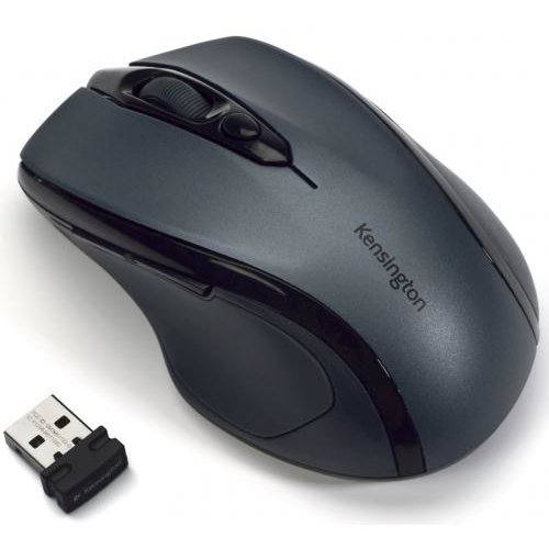 Mouse Optic Wireless Pro Fit Mid Size Black Grey