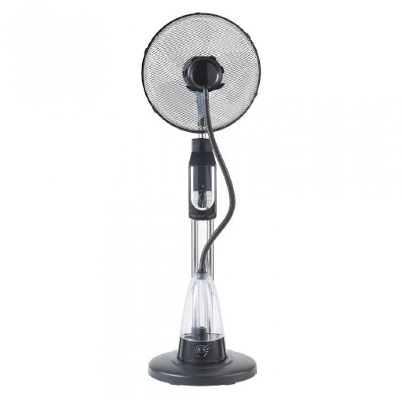 Ventilator cu pulverizare apa AR5M39 Humi Magnum 70W 3 viteze 2 litri Umidificator cu ultrasunete Negru